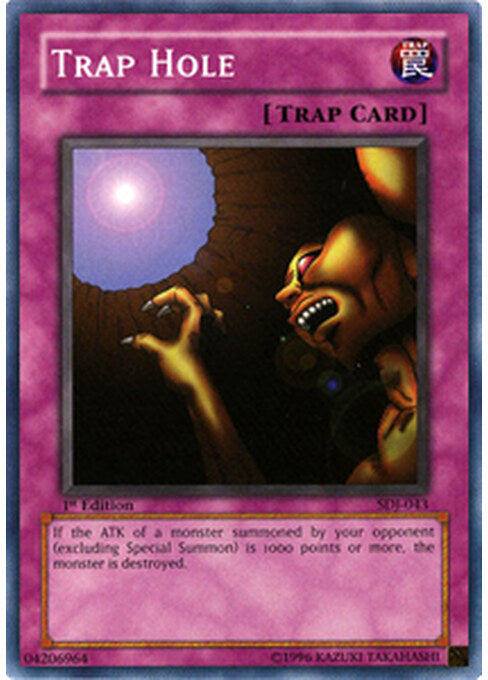Trap Hole — Starter Deck: Joey (SDJ-043) Yu-Gi-Oh! card Hauptbild