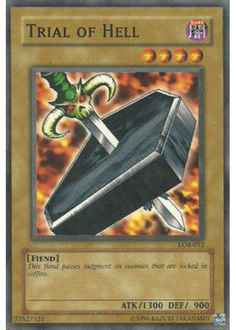 Trial of Nightmare — Legend of Blue Eyes White Dragon (LOB-012) Yu-Gi-Oh! card Hauptbild