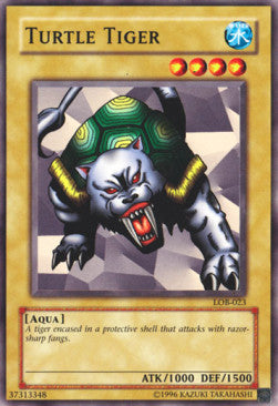 Turtle Tiger (V.2 - Common) - Legend of Blue Eyes White Dragon (Common) [LOB-023] Hoofdafbeelding