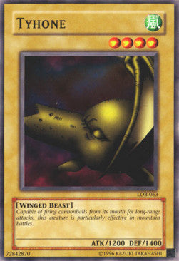 Tyhone (V.2 - Common) - Legend of Blue Eyes White Dragon (Common) [LOB-063] Hoofdafbeelding