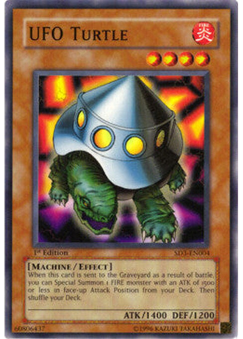 UFO Turtle — Structure Deck: Blaze of Destruction (SD3-004) Yu-Gi-Oh! card Hoofdafbeelding