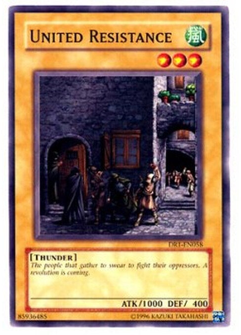 United Resistance — Dark Revelation 1 (DR1-058) Yu-Gi-Oh! card Imagen principal del producto