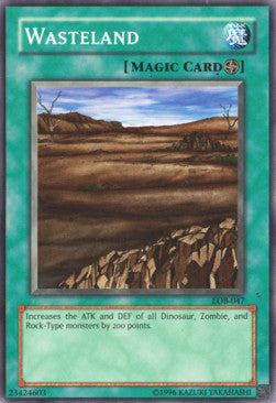 Wasteland (V.2 - Common) - Legend of Blue Eyes White Dragon (Common) [LOB-047] Hoofdafbeelding