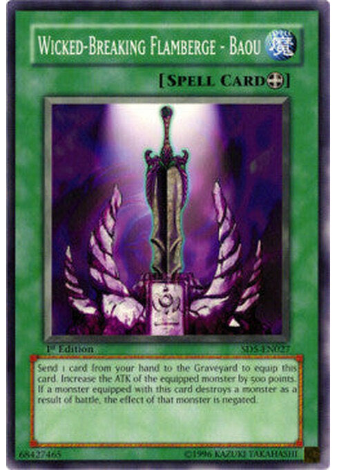 Wicked-Breaking Flamberge - Baou — Structure Deck: Warrior's Triumph (SD5-027) Yu-Gi-Oh! card Main image