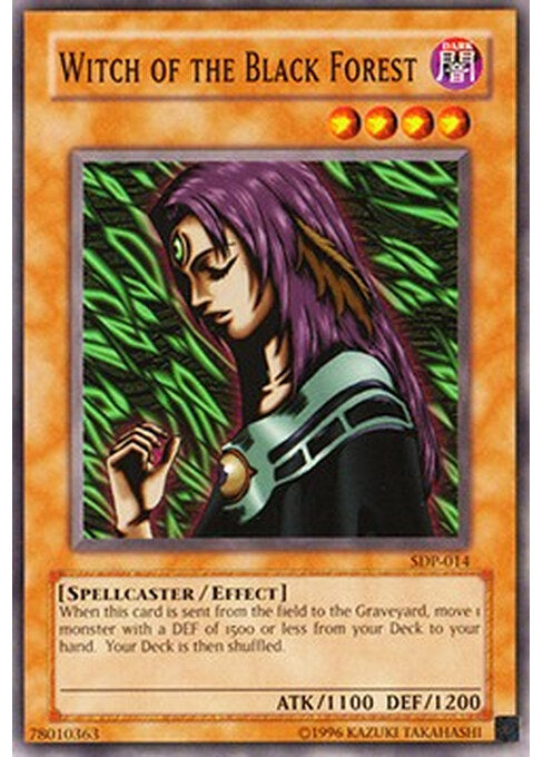 Witch of the Black Forest — Starter Deck: Pegasus (SDP-014) Yu-Gi-Oh! card Immagine principale del prodotto