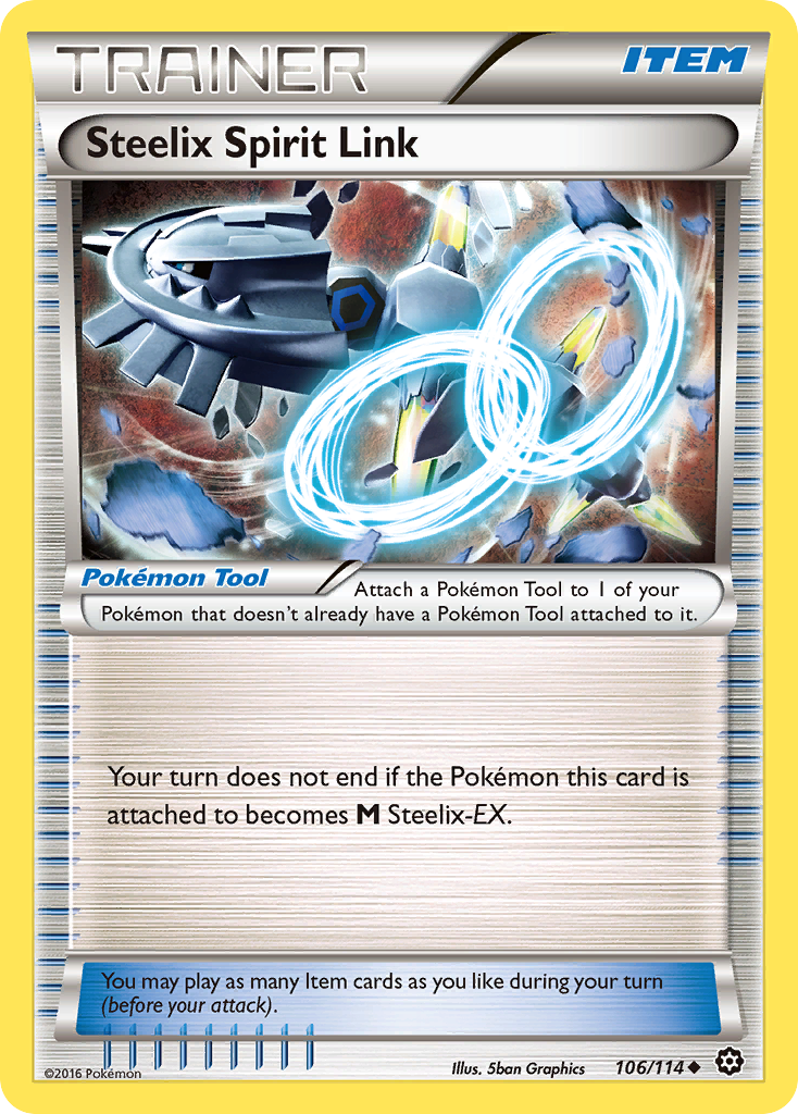 Steelix Spirit Link – Steam Siege 106 – Pokémon TCG single card