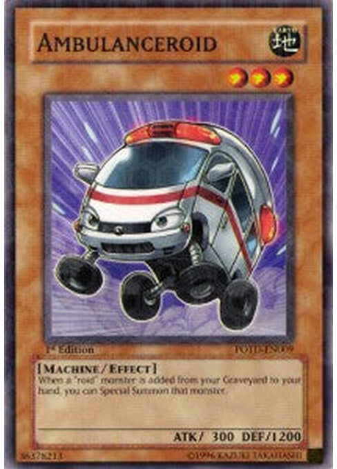 Ambulanceroid — Power of the Duelist (POTD-009) Yu-Gi-Oh! card Hauptbild