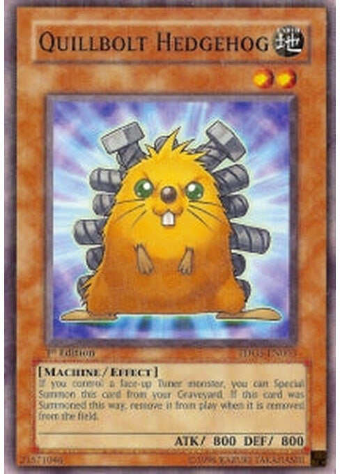 Quillbolt Hedgehog — The Duelist Genesis (TDGS-003) Yu-Gi-Oh! card Main image