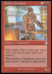 Keldon Champion - Urza's Destiny (Uncommon) [UDS-90] Hauptbild