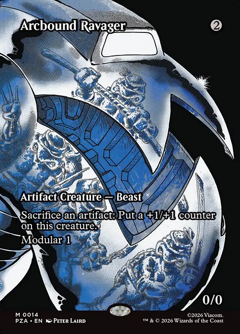 Arcbound Ravager – Teenage Mutant Ninja Turtles Source Material (PZA-14) Magic: The Gathering card