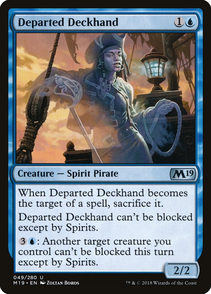 Departed Deckhand - Core 2019 (Uncommon) [M19-49]