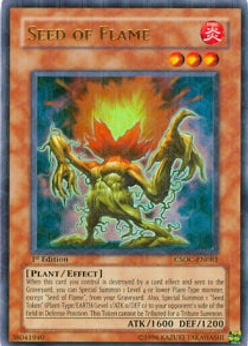 Seed of Flame — Crossroads of Chaos (CSOC-081) Yu-Gi-Oh! card Hoofdafbeelding