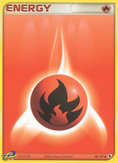 Fire Energy – EX Ruby & Sapphire 108 – Pokémon TCG single card