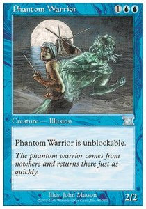 Phantom Warrior - Sixth Edition (Uncommon) [6ED-85]
