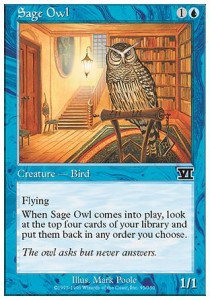 Sage Owl - Sixth Edition (Common) [6ED-95] Hoofdafbeelding