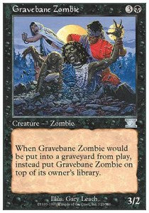 Gravebane Zombie - Sixth Edition (Uncommon) [6ED-133] Immagine principale del prodotto
