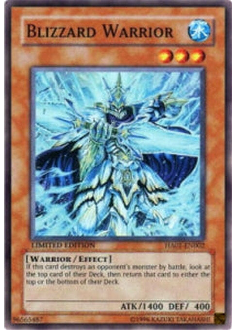 Blizzard Warrior — Hidden Arsenal (HA01-002) Yu-Gi-Oh! card Hoofdafbeelding