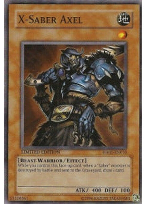 X-Saber Axel — Hidden Arsenal (HA01-010) Yu-Gi-Oh! card Hoofdafbeelding