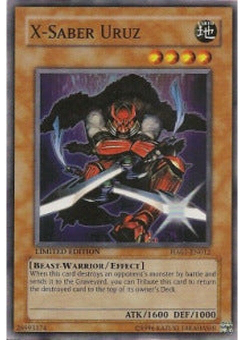 X-Saber Uruz — Hidden Arsenal (HA01-012) Yu-Gi-Oh! card Hoofdafbeelding
