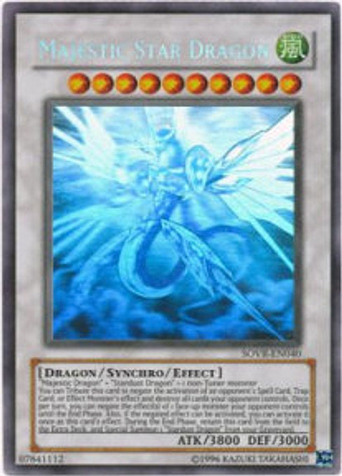 Majestic Star Dragon — Stardust Overdrive (SOVR-040) Yu-Gi-Oh! card Hoofdafbeelding