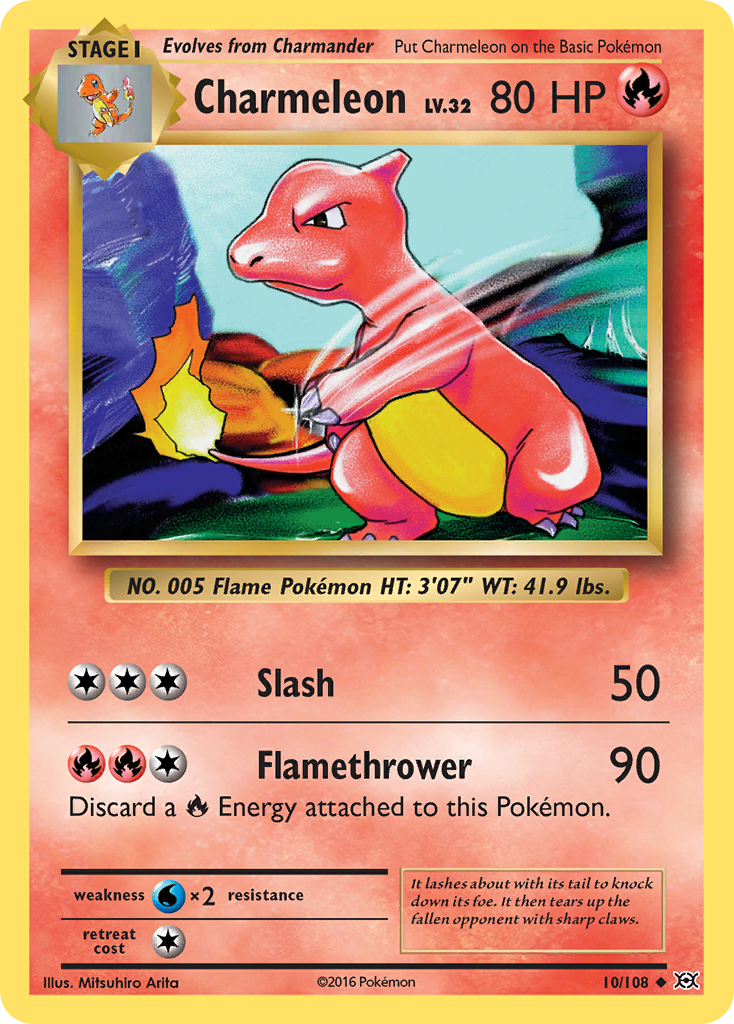 Charmeleon – Evolutions 10 – Pokémon TCG single card Image principale du produit