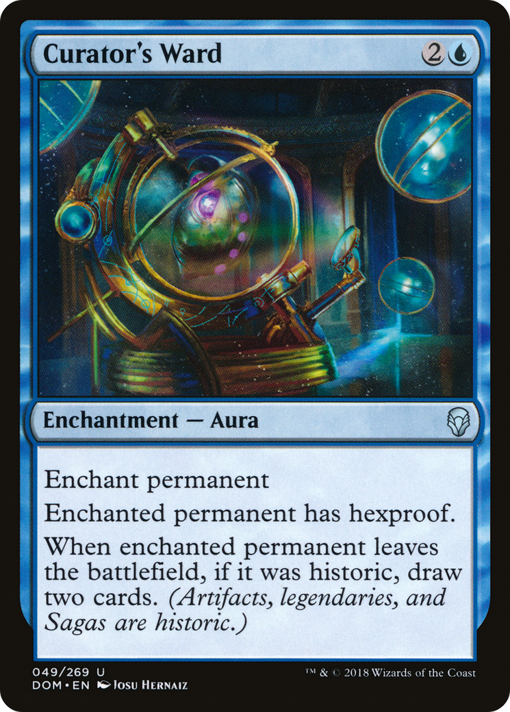 Curator's Ward – Dominaria 49 – Magic: The Gathering single card Immagine principale del prodotto