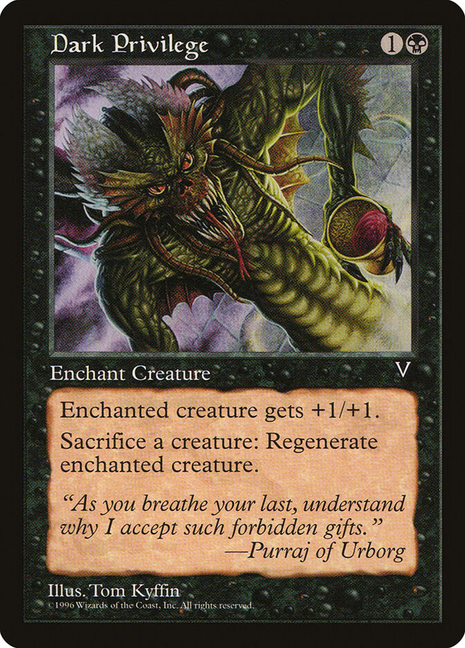 Magic-kaart Dark Privilege VIS-56 uit Visions (Common) Main image