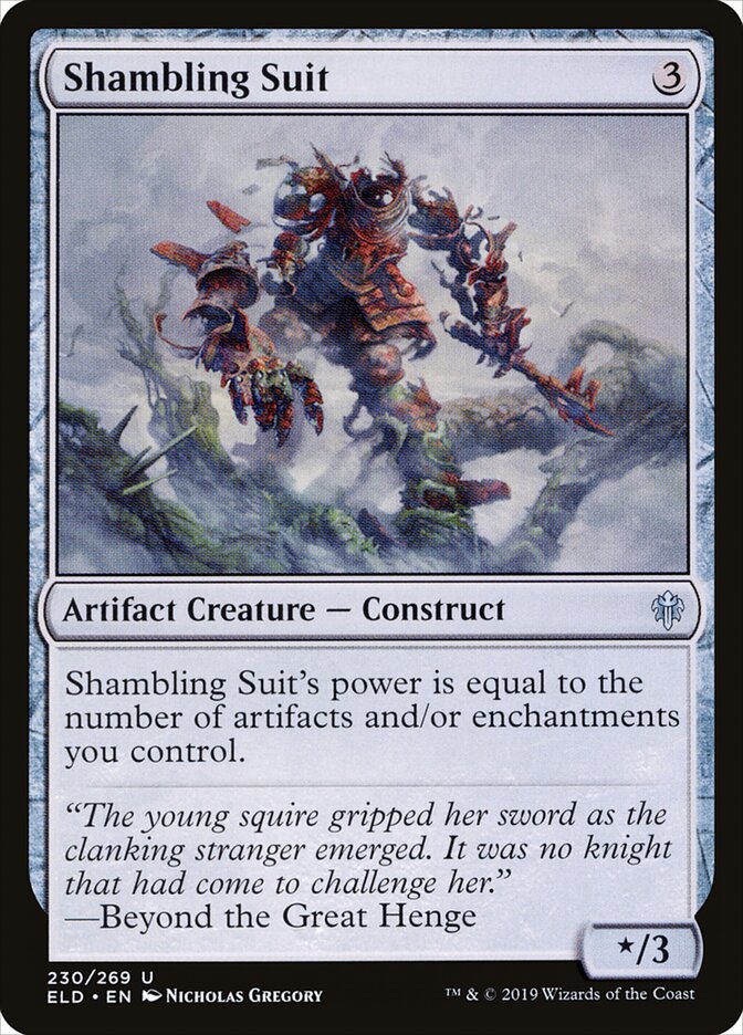 Shambling Suit - Throne of Eldraine (Uncommon) [ELD-230] Imagen principal del producto