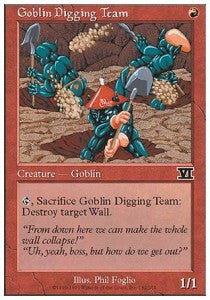 Goblin Digging Team - Sixth Edition (Common) [6ED-182] Main image