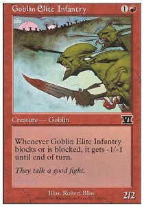 Goblin Elite Infantry - Sixth Edition (Common) [6ED-183] Imagen principal del producto