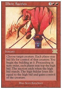 Illicit Auction - Sixth Edition (Rare) [6ED-190]