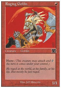Raging Goblin - Sixth Edition (Common) [6ED-200] Imagen principal del producto