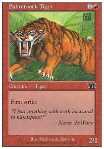 Sabretooth Tiger - Sixth Edition (Common) [6ED-203] Hauptbild