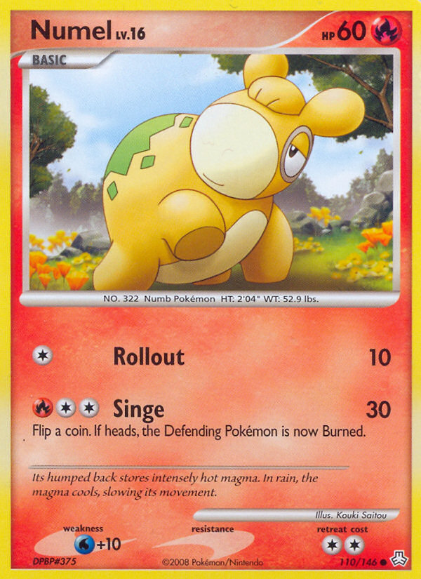 Numel Lv.16 – Legends Awakened 110 – Pokémon TCG single card Hoofdafbeelding