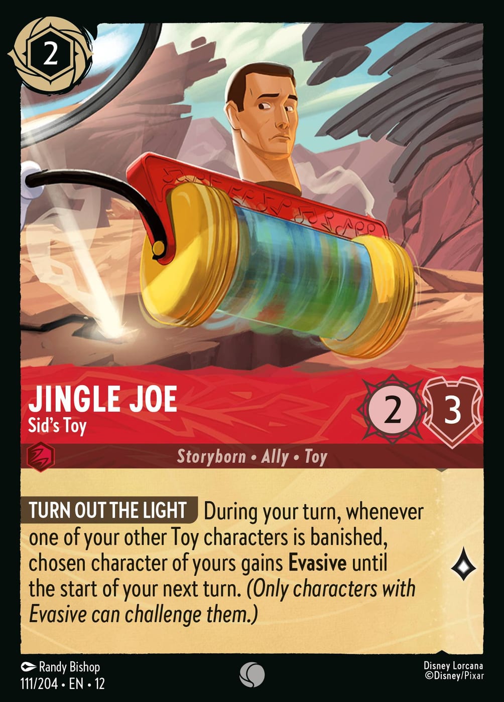 Jingle Joe - Sid's Toy — Wilds Unknown (12WIL-111) Disney Lorcana card | Lichcards Hoofdafbeelding