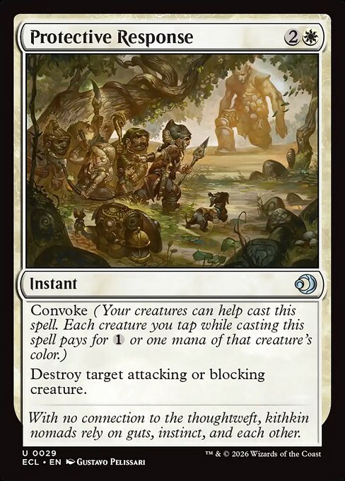 Protective Response – Lorwyn Eclipsed (ECL-29) Magic: The Gathering card