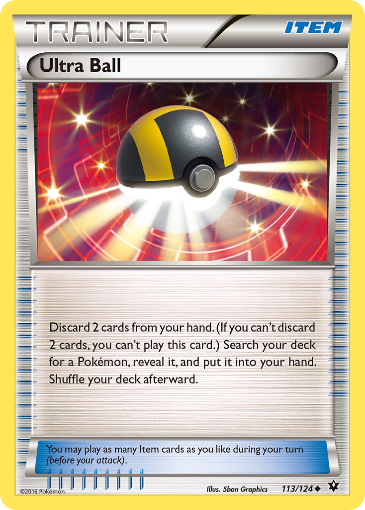 Ultra Ball – Fates Collide 113 – Pokémon TCG single card Hoofdafbeelding