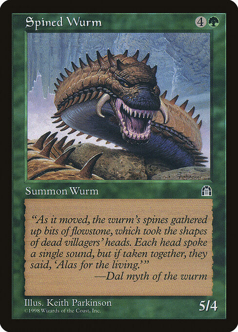 Spined Wurm – Stronghold (STH-121) Magic: The Gathering card | LC-REM-20260804-15361502576972-113fad70-36bc-4ab7-962a-cda3bddd02fc