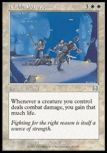 Noble Purpose - Mercadian Masques (Uncommon) [MMQ-32] Imagen principal del producto