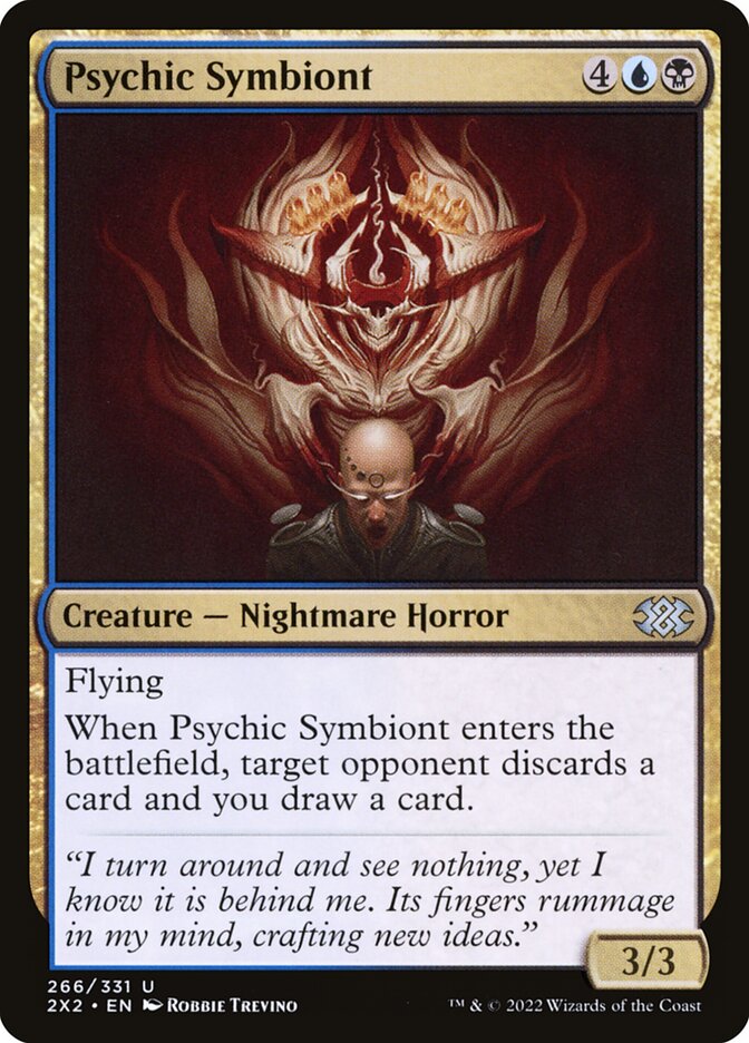 Psychic Symbiont - Double Masters 2022 (Uncommon) [2X2-266]