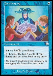 Soothsaying - Mercadian Masques (Uncommon) [MMQ-104] Main image