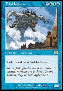 Tidal Kraken - Mercadian Masques (Rare) [MMQ-110] Main image