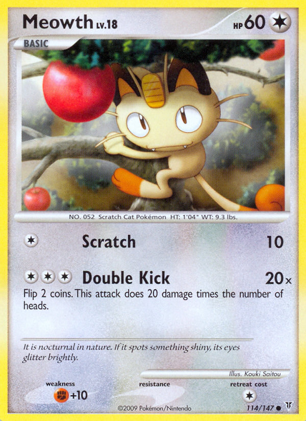 Meowth Lv.18 – Supreme Victors 114 – Pokémon TCG single card