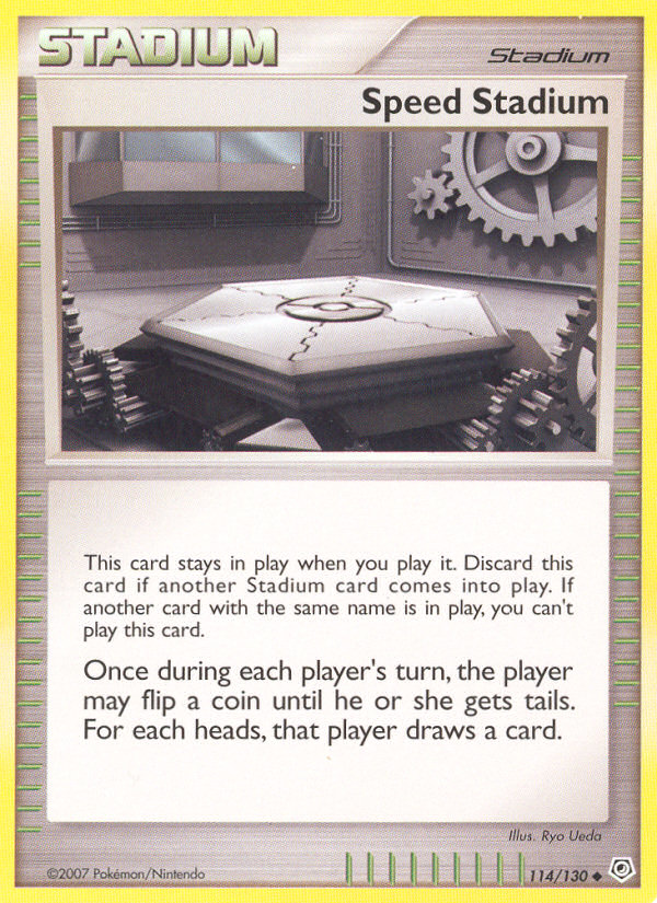 Speed Stadium – Diamond & Pearl 114 – Pokémon TCG single card Hoofdafbeelding