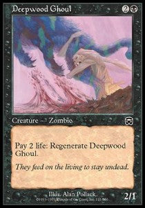 Deepwood Ghoul - Mercadian Masques (Common) [MMQ-131] Main image