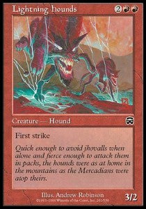 Lightning Hounds - Mercadian Masques (Common) [MMQ-201] Main image