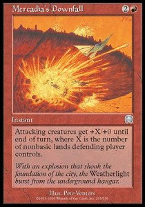 Mercadia's Downfall - Mercadian Masques (Uncommon) [MMQ-205] Main image