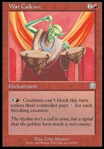 War Cadence - Mercadian Masques (Uncommon) [MMQ-224] Main image