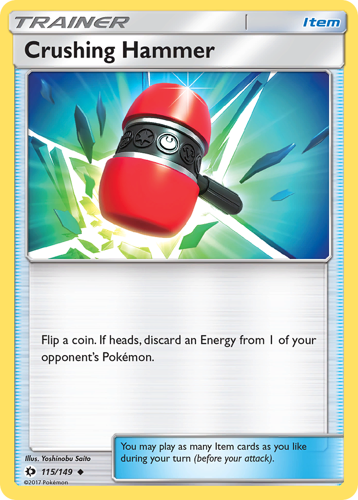 Crushing Hammer – Sun & Moon 115 – Pokémon TCG single card Main image