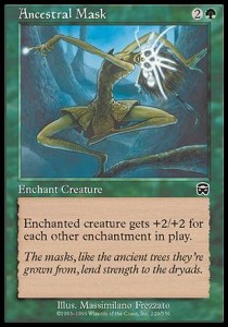 Ancestral Mask - Mercadian Masques (Common) [MMQ-229] Main image